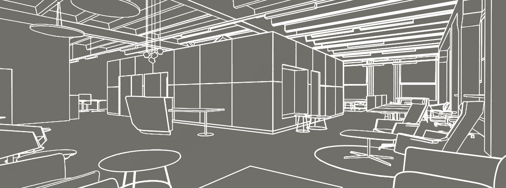 rendering of a designed space